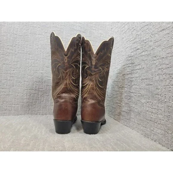 ARIAT Heritage 15728 Women’s Size 9B Brown Leather Pointed Toe Western Boots
